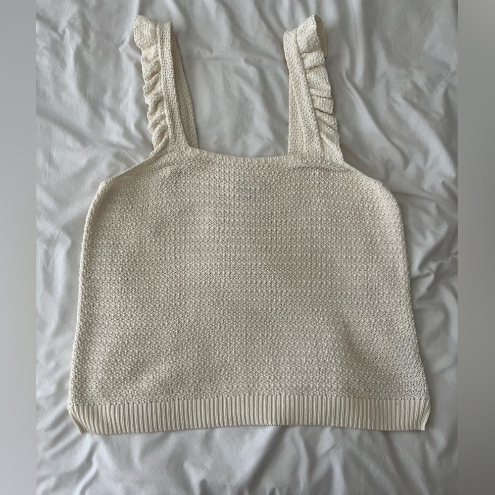 Madewell Cream Sweater Tank